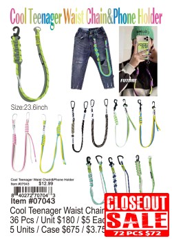 Cool Teenager Waist Chain and Phone Holder